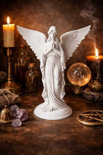 Statue ange gardien - ange, –