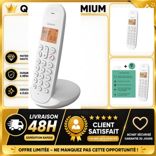 Téléphone sans fil logicom - sans,