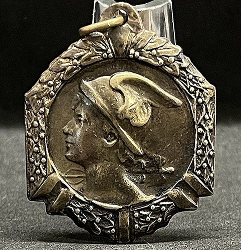 Antique bronze medal - ,
