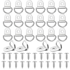 22 Pcs Anneaux d'Arrimage Inox
