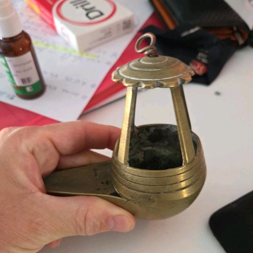 Lampe huile ancienne en - lampe,