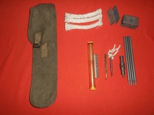U.S.ARMY-:  - WWII ORIGINAL GREEN CASE,CLEANING ROD, M1 ( 8 ITEMS )  .