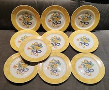 rare lot de 10 assiettes