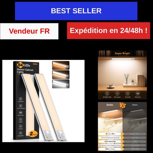 Gritin lampe placard led - lampe,