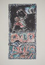 Pierre ALECHINSKY: Petals, Signed Heliogravure, 1991