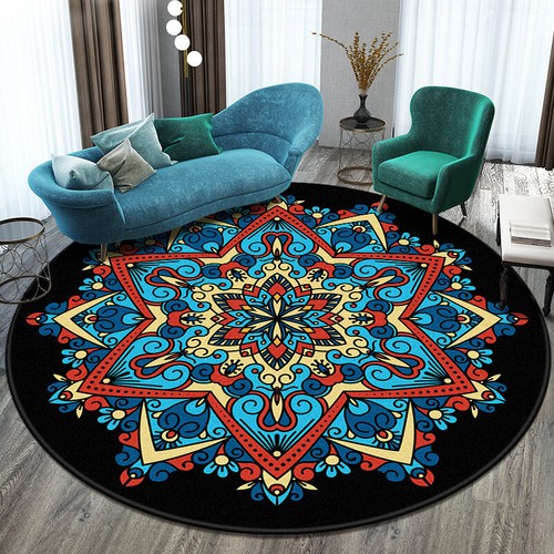 Tapis rond bohemia - tapis,
