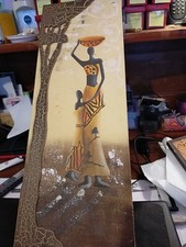 tableau africain Avec Relief