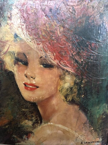 Huile sur toile lempereur - huile,