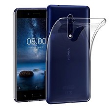 TRANSPARENT COVER FOR NOKIA 8 SOFT PROTECTIVE CASE TPU GEL CLEAR CASE