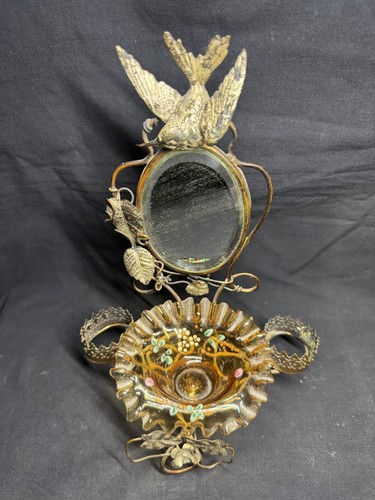 Baguier métal verre - métal,,