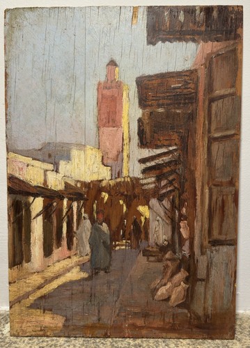 Scène rue orientaliste - scène,