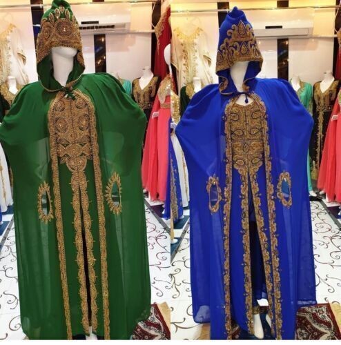 Robe longue kimono abaya