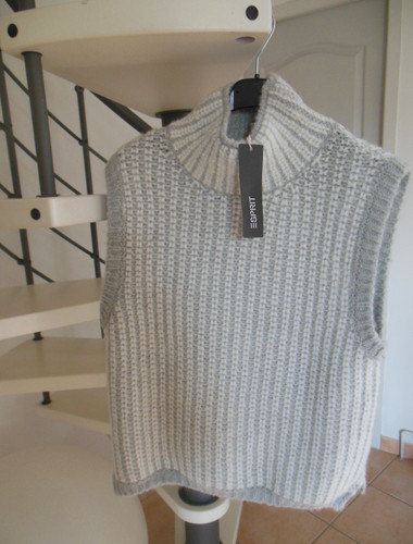 Pull esprit sans manche - sans, manche.