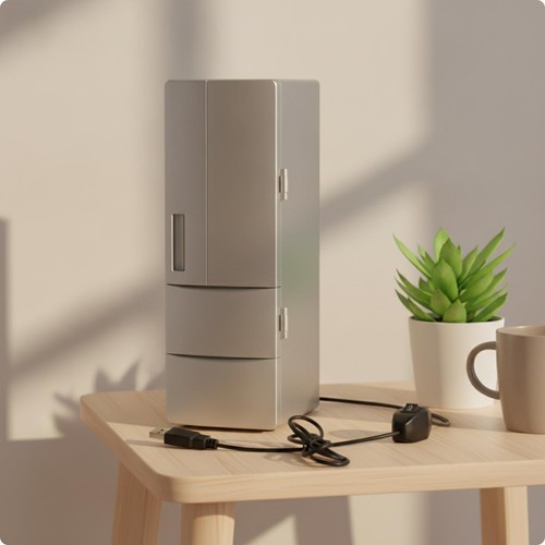 Mini frigo usb avec fonction - mini-frigo,