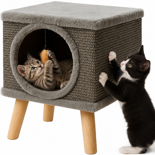 Griffoir chat avec couchage