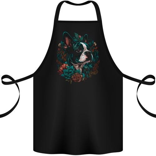 Chien boston terrier - un,