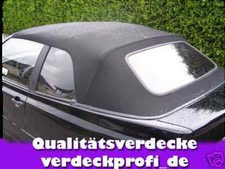 VW Golf 3 Cabrio Housse capote Tissu noir avec Directives Capot Toit