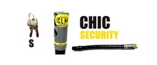 CLM SCOOT Antivol de guidon CHIC SECURITY SERRETA compatible avec MBK FLIPER 50C