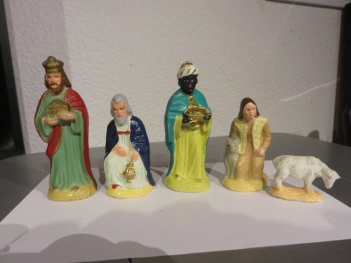 Santons crèche cellosite roi - santons,