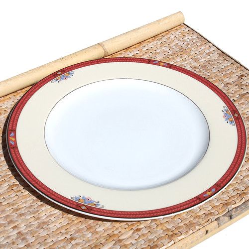 Assiette plate porcelaine - assiette, en