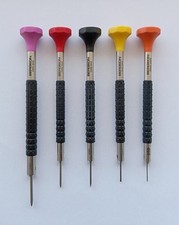 BERGEON ref. 6899 - Set of 5 Steel Screwdrivers