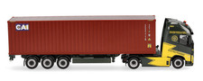 HERPA, VOLVO FH GL XL 4x2 avec porte container 40 pieds 3 essieux ANCOTRANS-C...