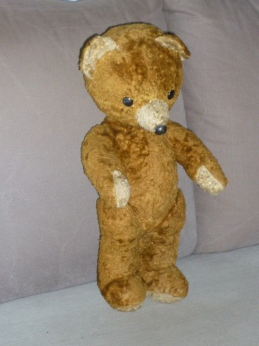 Ancien ours nounours brun - ancien,