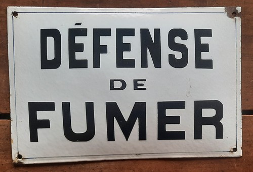 Ancienne plaque émaillée - ancienne,