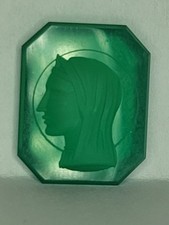 Superbe intaille Femme de Profile pour bague ou pendentif