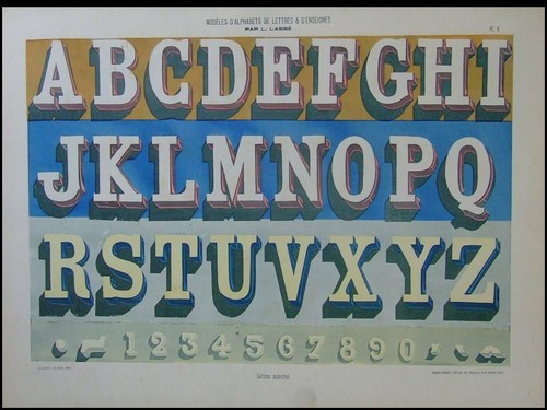 Lettres alphabet 1903 - lettres,,
