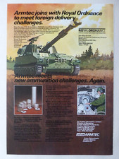 1/1986 PUB CRITON ARMTEC ROYAL ORDNANCE US ARMY 155MM M203A1 ARTILLERY AD