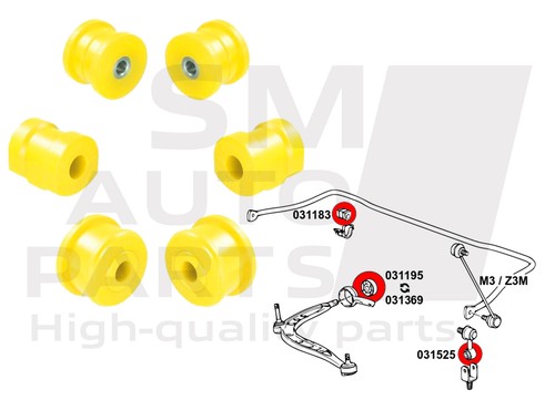 Kit silentblocs suspension