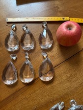 6 Antique 19th Century Crystal