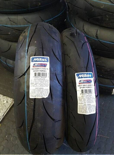 Paire pneus moto mitas - moto,