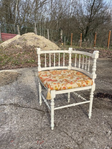 Chaise angle paille bois - d'angle,