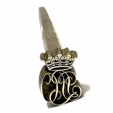 RRR Royal crowned floreon Louis Philippe D’Orléans King of France gilding iron