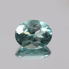 AAA Naturel Brésil Vert Bleu Paraiba Tourmaline Ample Ovale Gemme Coupe 8x5 MM