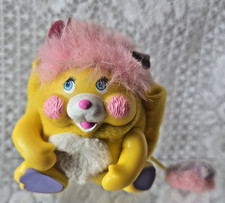 Vtg 1986 Mattel Pocket Popples Potato Chip Yellow Stuffed Animal Plush Mini Toy