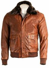 Blouson aviateur homme marron