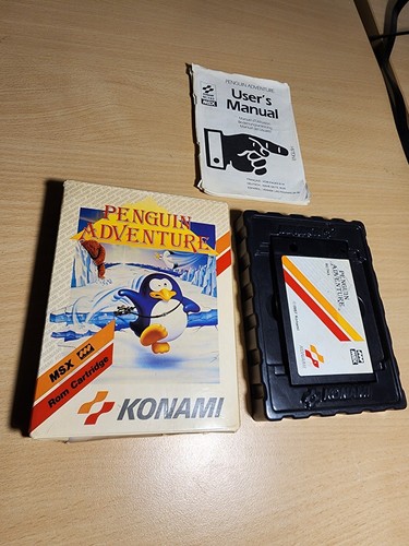 Penguin adventure msx konami - penguin,