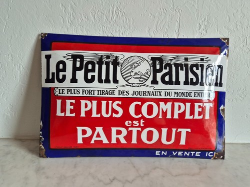 Ancienne plaque émail - /, objet