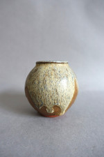 Vase boule miniature en grès