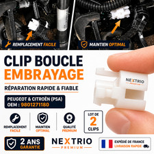 2x Clips boucle d'Embrayage