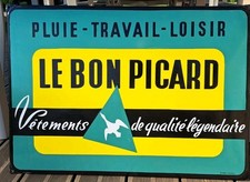 Plaque Émaillée Ancienne Le