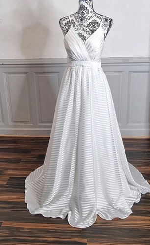 Robe soirée longue blanche - robe,