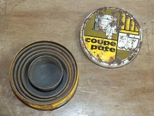 + Old dough cutter box, with tinplate parts holder, for kitchen +