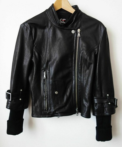Superbe blouson cuir noir - superbe, en