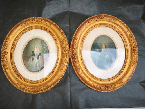 Lot cadres ovale identique - ovale,