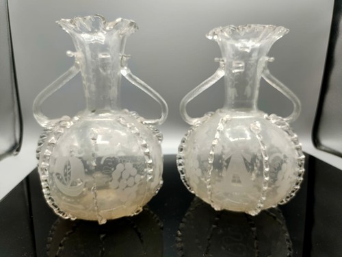 Paire carafes verre - de,