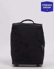 RRP€136 KIPLING Upright Suitcase Cabin Size 33L Black Zip Closure
